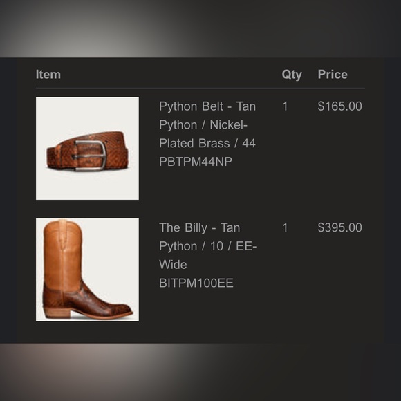 Tecovas The Billy Limited Edition Men’s Python Boot - Picture 7 of 7